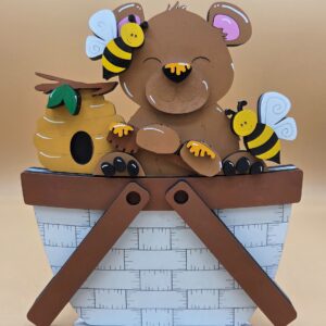 Bear Honey with Bees