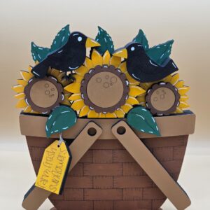 Sunflower w/ crows