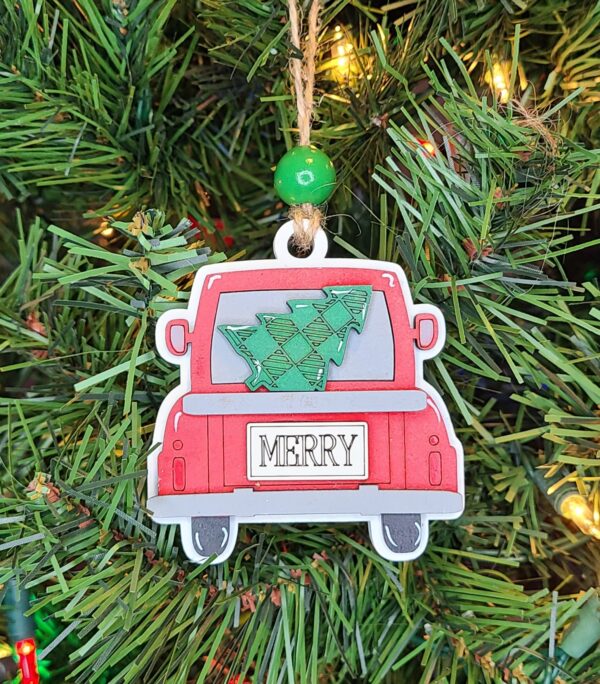 Truck Rear with Tree - Merry