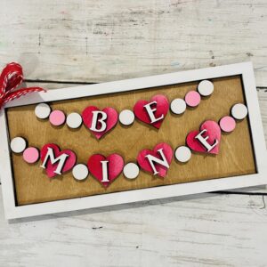 DIY "Be Mine" Valentine's Paint Kit