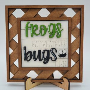 Frogs Eat Whatever Bugs Them