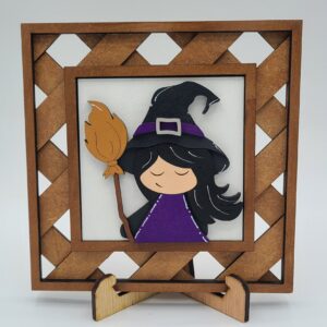 Cute Witch with Broom