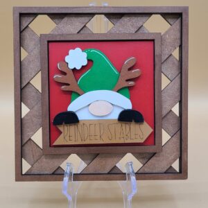 Gnome Reindeer stables