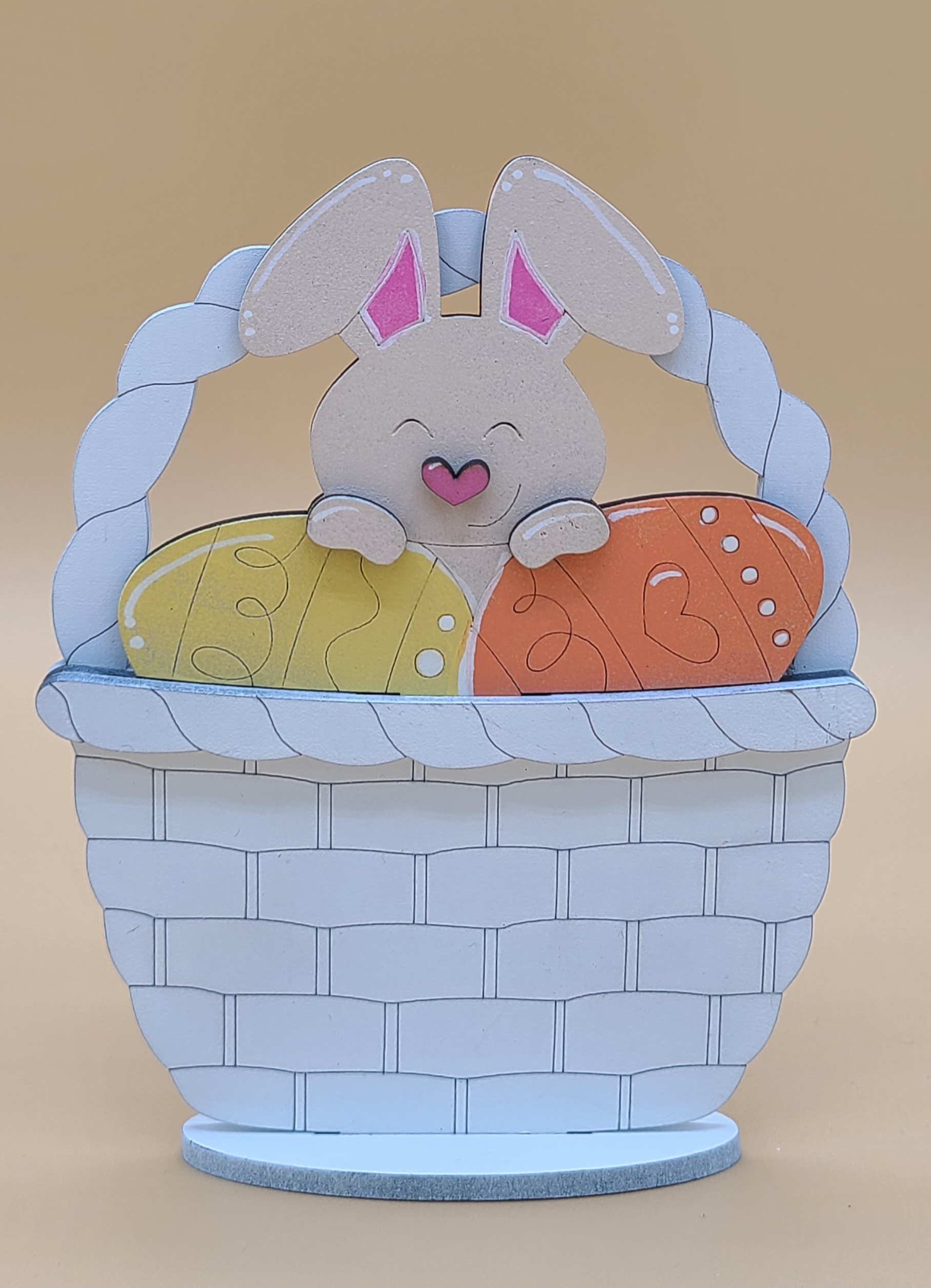 Easter Bunny with 2 eggs