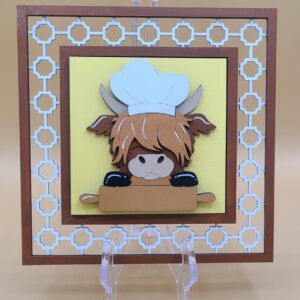 Highland with rolling pin