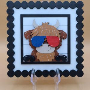 Highland with sunglasses