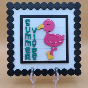 Summer Vibes with flamingo