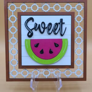 Sweet with watermelon slice