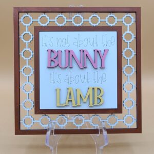 Not about the bunny it's about the lamb