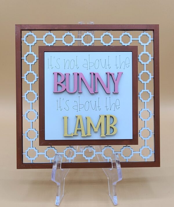 Not about the bunny it's about the lamb
