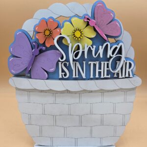 Spring Is In The Air with butterfly