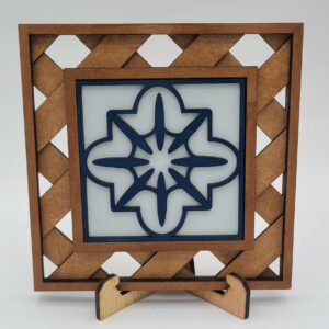 fancy design - navy and gray