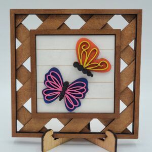 2 butterflies