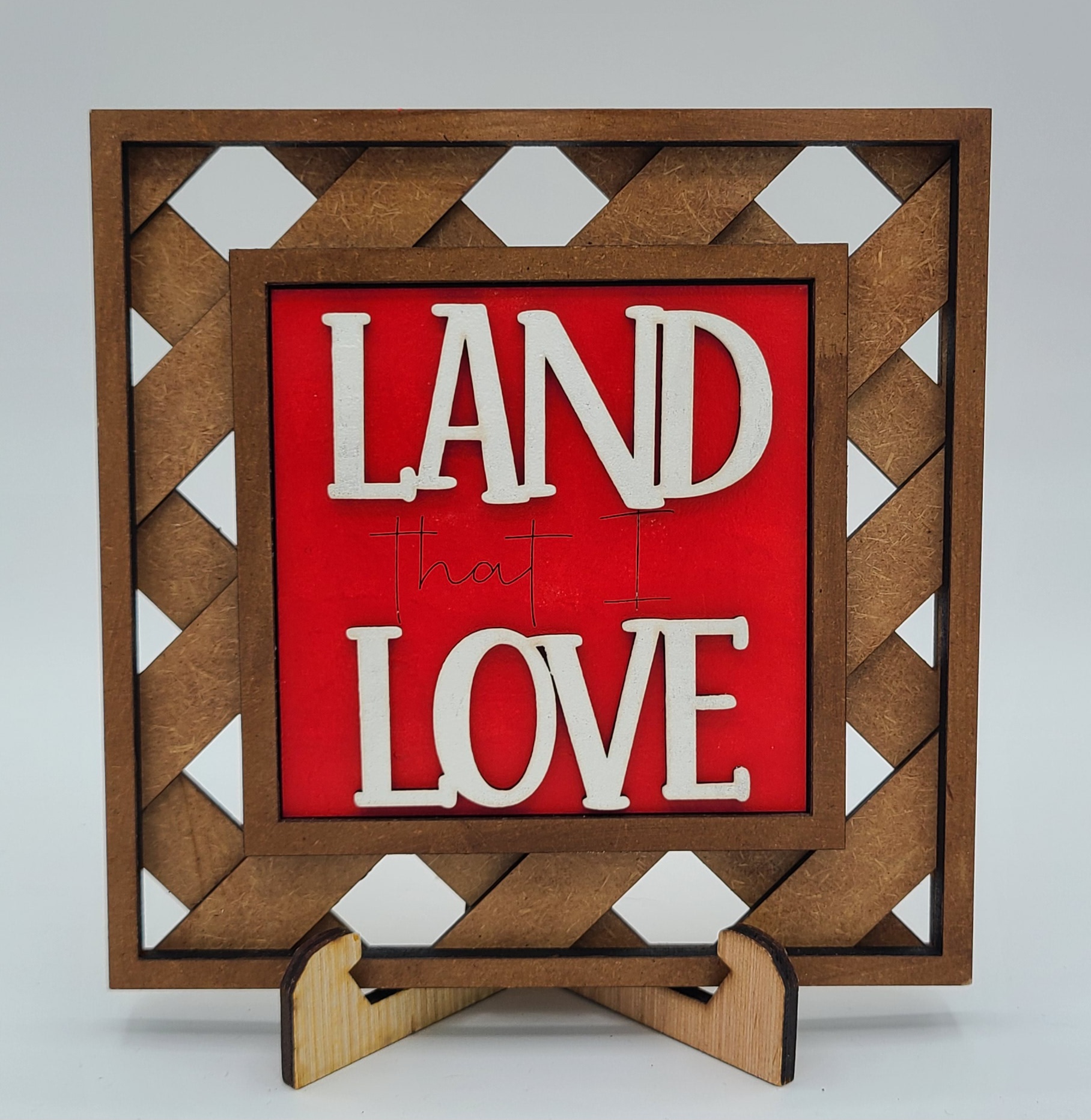 Land that I love (scored word)