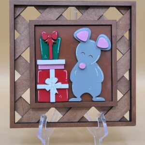 Night Before Christmas Mouse with Presents