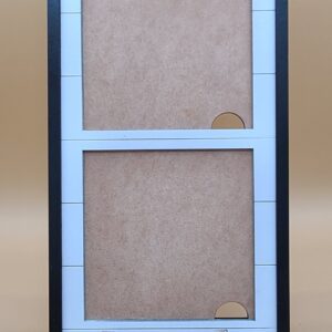 2 square Shiplap - black and white