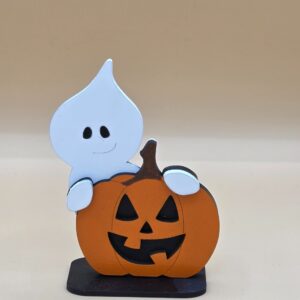 Cute Ghost with Pumpkin