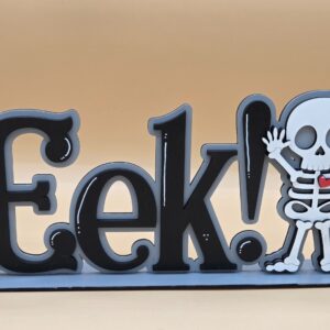 Eek! with Skeleton