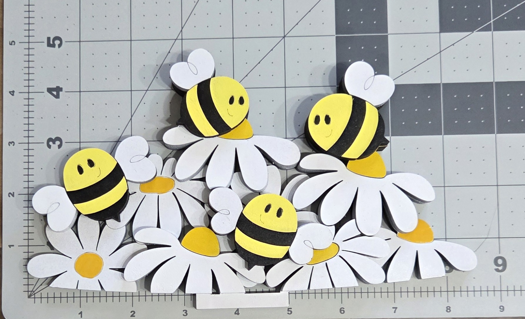 Daisies with Bees - Image 2