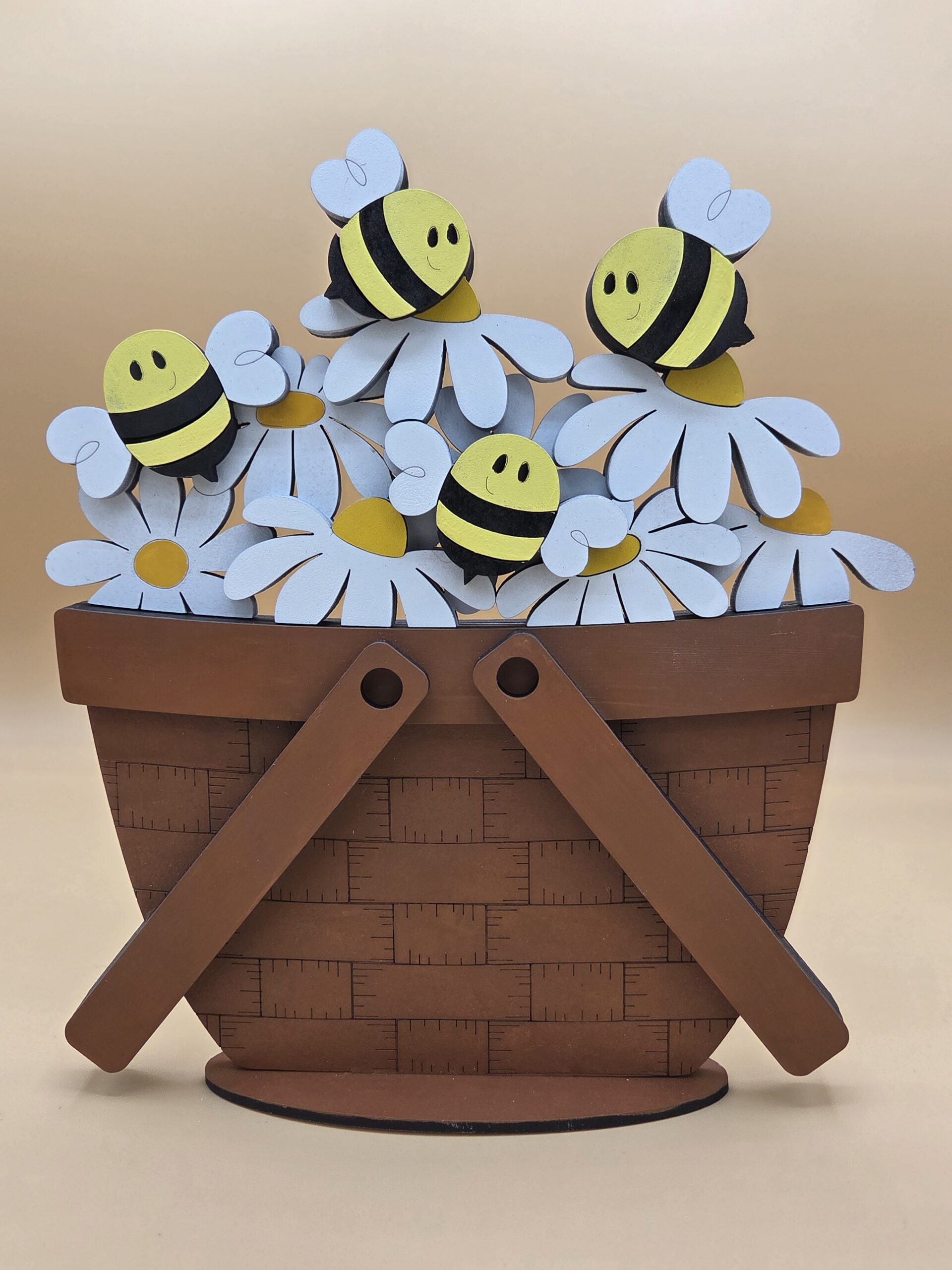 Daisies with Bees