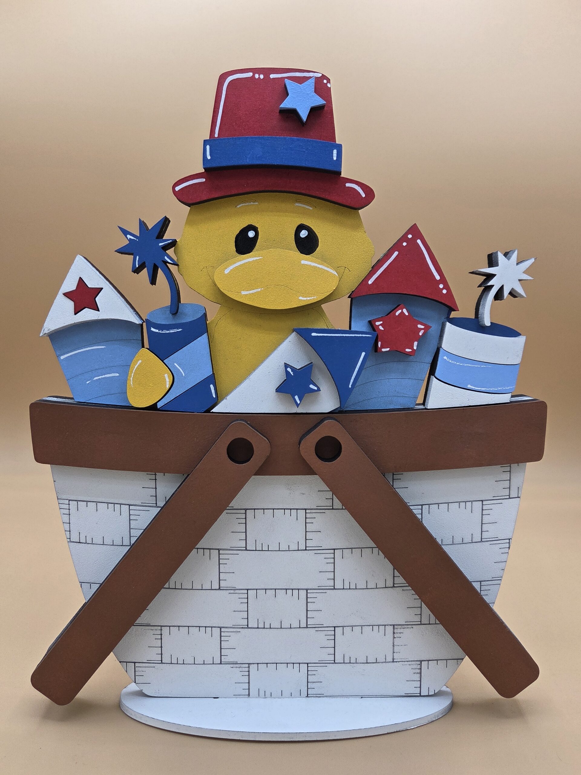Fourth of July Duck with Fireworks - Image 3