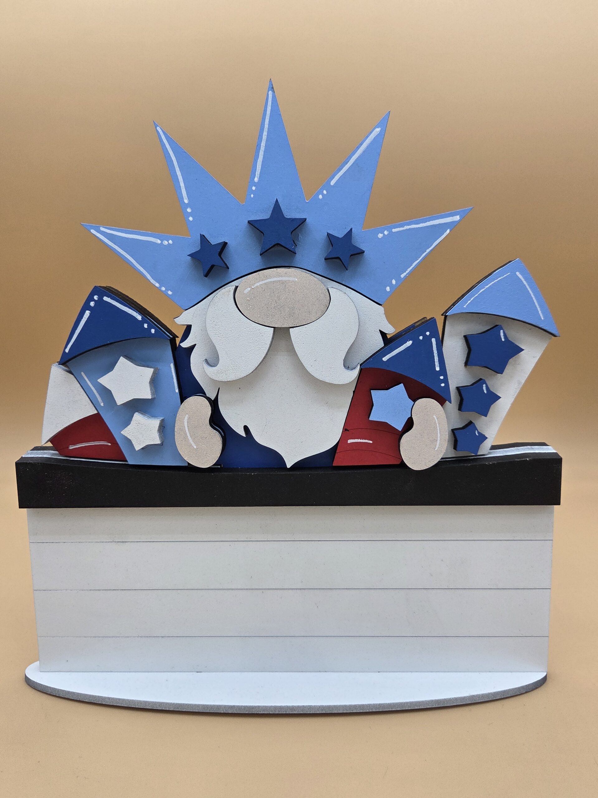 Fourth of July Gnome with Fireworks - Image 3