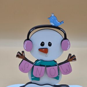 Snowman with Ear Muffs