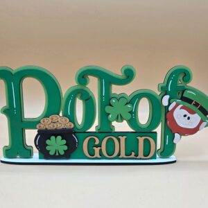 Pot of Gold with Leprechaun