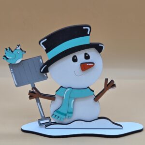 Snowman with Shovel