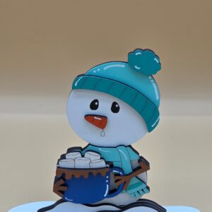 Snowman with Cocoa Cup